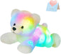 Glow Guards Light up Stuffed Polar Bear LED Soft Plush Toy with Magic Night Lights Glow in The Dark Birthday Holiday for Toddler Kids