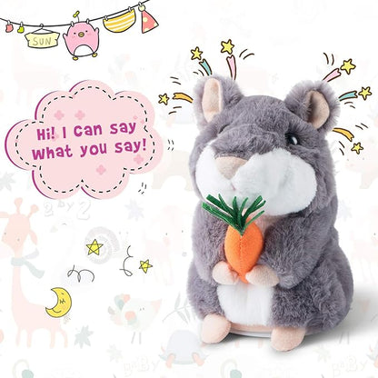 Ayeboovi Toddler Toys for Kids Talking Hamster Repeats What You Say Baby Toys Autism Toys Fun Toys Talking Toy for Boys and Girls