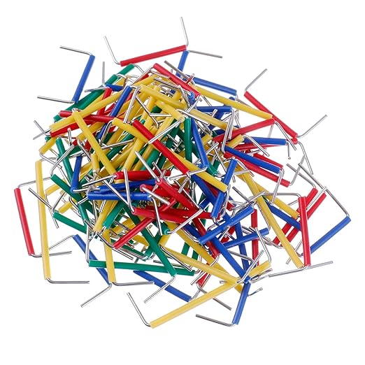 BOJACK 14 Vaules 840 pcs 2-125mm Solderless Flexible Breadboard Connecting Line Cables Breadboard Jumper Wires kit