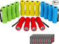 EverBrite 16-Pack Mini LED Flashlight Set - Assorted 4 Colors, 48 AAA Batteries Included, for Hurricane Supplies Party Favors, Kids Gift, Camping, Hiking etc