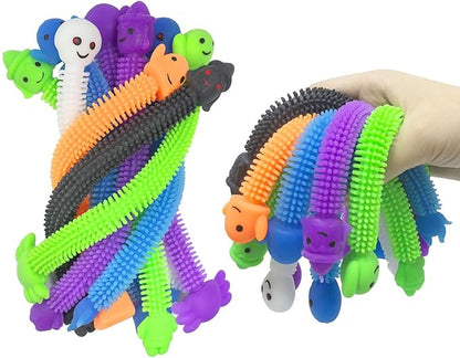 36 Pack Halloween Stretchy Strings Sensory Fidget Toys Pack,Autism Toys Great for Kids Treat Bags Gifts Stress Relief Party Favors,Halloween Party Decorations (Halloween)