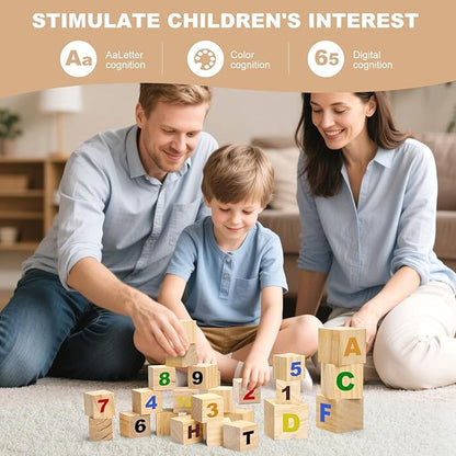 8PACK 2 inch Wooden Cubes Blocks, Natural 5x5x5cm Unfinished Square Wooden Blocks Wood Cubes for Crafts and DIY Projects, Puzzle Making, Painting, Carving