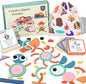 Wooden Shape Puzzles for Toddlers 3+ Years Old，Wooden Pattern Blocks Set Montessori Toys, Back to School, Preschool Education Activity STEM Gift for 3 4 5 Years Old Kids (100 PCS)