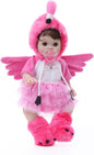 Reborn Baby Dolls, 18inch Large Realistic Hand-Rooted Hair Lifelike Baby Dolls with Accessories for 3+ Year Old Girls Gifts, Pretend Play, Collection