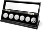Challenge Coin Display Case 1.5-1.75 Inch 38-44.5 mm Coin Holder 1 Slot (Black, 6 Slots)