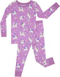 Little Sleepies Two-Piece Pajama Set for Boys & Girls, Soft Viscose from Bamboo Toddler Pajamas for Kids, Family Matching PJs