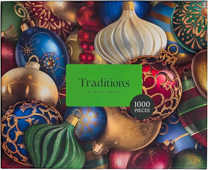 Holiday Decorations | Traditions by Mosaic Puzzles - 1000 Piece Puzzle