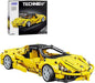 SIENON Technic Super Sports Car Building Kit Pull Back Race Car Toy, Racing Vehicle Collectible Model Supercar Building Construction Toys for Kids Girls Boys Age 6+ (391 Pcs)