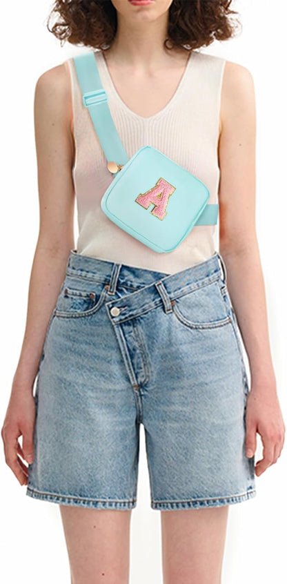 Birthday Gifts for 2 3 4 5 6 7 8 9 10 11 Year Old Girls - Mini Fanny Pack Cute Crossbody Bag Belt Bag Trendy Stuff,Graduation Gifts for Girls Teens Kids Daughter Sister Her - Blue,A