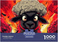 Sheep Thickened Wooden Jigsaw Puzzles 1000 Pieces 3D Animal for Adults Fun Home Decoration Education Game Toy Intellectual Game Stress Relief Challenge Educational 1000pcs (75x50cm)