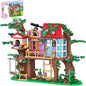 Bird Tree House Building Block Set Creative Forest Playhouse Toy with Swing Ladder and Bird Nest Nature Adventure Kit for Nature Loving Kids Teens