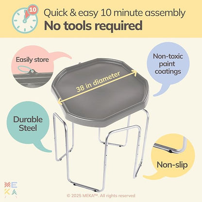 MEKA Tuff Tray Set for Sensory Play