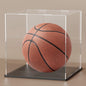 Acrylic Display Case, 11x11x11 Inch Cube Acrylic Boxes for Display, Clear Display Cases with Matte Black Base and Lid for Collectibles and Figures