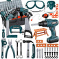 Kids Tool Box–Zealous 48 PCS Pretend Play Tools Toys for Toddler,Electric Drill Kids Tool Kit for Boys & Girls Ages 3-8 Years Old, Construction Tool Kit Playset for Boys