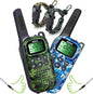 Toys for Boys Walkie Talkies for Kids 5 6 7 8 Year Old Boy Pretend Play Police Military Spy Hunt Camp Outdoor Toys for Kids Birthday Present Boys Gifts (Green Blue)