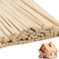 1/2 x 12 Inch 25 PCS Square Dowel Rods Wood Sticks Wooden Dowel Rods - Unfinished Bamboo Sticks - for Crafts,Home Decor, Model Making and DIYers
