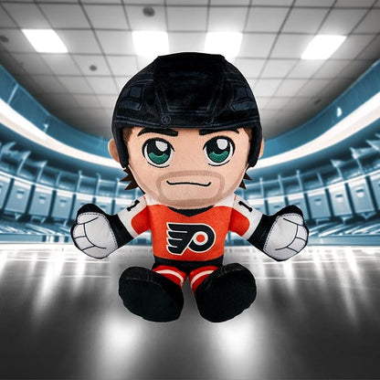 Bleacher Creatures Philadelphia Flyers Travis Konecny 8" NHL Kuricha Sitting Plush - Soft Chibi Inspired NHL Superstar