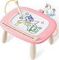 Magnetic Drawing Board, Toddler Girl Toys for 1-2 Year Old, Doodle Board Pad Learning and Educational Kids Toys for 1 2 3 Year Old Baby Girl Birthday Christmas GIF- Pink