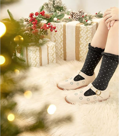 Felix & Flora Toddler Little Girl Mary Jane Dress Shoes - Ballet Flats for Girl Party School Shoes