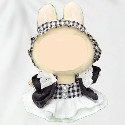 4 Pack—17cm Doll Clothes,Premium Doll Outfit with Accessories,Doll Princess Skirt,Cute Clothes Outfit for 17cm Dolls,End Dolls Fashion Clothing Set(No Dolls and Shoes) (Set 9)