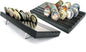 Aomcisi 6 Rows Coin Holder, Challenge Coin Display Stand Military Coin Holder Holds 36-40 Coins