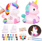 dededa 2Pcs Paint Your Own Unicorn Night Light Art Kit, Arts and Crafts for Kids Ages 4-8,Unicorn Toys Unicorns Gifts for Girls Ages 6-8 Painting Kit for Kids 4 5 6 7 8 9 10 11 12+