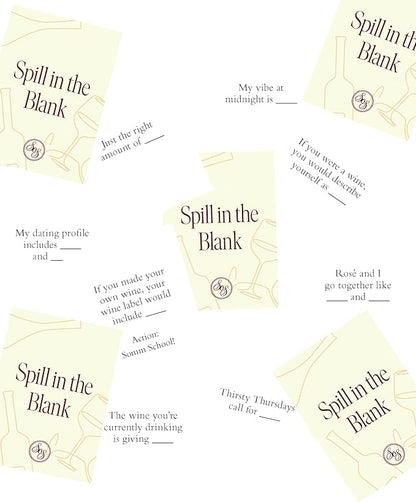 Sippin on Somethin' - Social Card Game for Trivia, Knowledge, and Learning About Wine, Have Fun and Foster Connection - Ideal for 4 to 20 Players