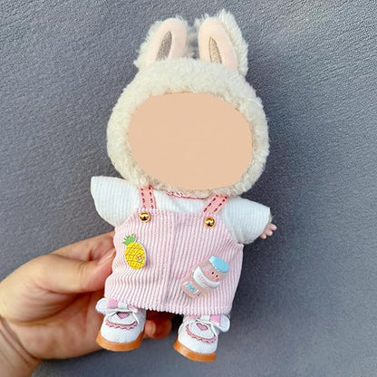 4 Pack—Adorable Outfit Set for 17cm Dolls,Premium Designer Doll Clothes with Accessories,6.7 Inches Cute Doll Clothes,Luxury Chic FashionClothing Set(No Dolls and Shoes) (Set B)