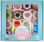 Baker's Dozen Wooden Donuts, 13 Assorted Colorful Wood Eats! Pastries by Imagination Generation