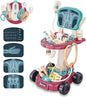 29 Pcs Doctor Kit for Toddlers 3-5 Pretend Play Toys Dentist Set Vet Medical Mobile Cart with Sound & Light Xray Stethoscope Toddler Doctor Play Set 3 4 5 Year Old Girls Gift Christmas