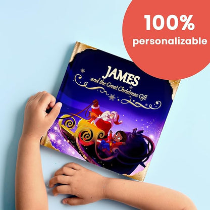 Christmas Book for Kids with Avatar and Name | Recordable Holiday Adventure | Teaches Solidarity and Generosity