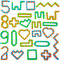 24 Pcs Wacky Tracks Snap Click Toys for Party Favors, Snake Puzzles Fidget Bulk Toys for School Classroom Prize, Goodie Bag Stocking Stuffers, Christmas Easter Thanksgiving Gifts for Kids Students