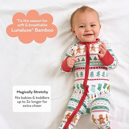 Little Sleepies Pajamas for Baby Boys & Girls, Viscose from Bamboo Baby Pajamas, Preemie & Newborn Sleepers, 2-Way Zipper PJs