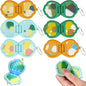 6PC Magnetic Silent Fidget Toys Sensory Toys for Kids with Autism,Fidget for Classroom Must Haves,Magnetic Flip Slider Anxiety Relief Items for ADHD Classroom Treasure Box Toys & Stocking Stuffers