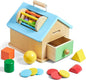 Montessori Toys for 1 2 3 Years Old Boys and Girls 5 in 1 Wooden Baby Drop Toys,Woode Shape Sorting and Stacking Learning Toys for Toddlers Wooden Toy for Kids Age 12 Months Gift for Kids