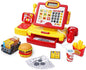 FS Toy Cash Register for Kids, with True Barcode Scanner & Calculator Toys, Pretend Play for Toddlers 3-5, Shopping Playset, Kids Cash Register with Credit Card for Boys and Girls