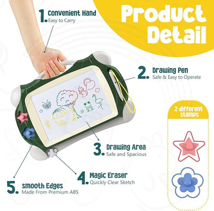 Magnetic Drawing Board, Toddler Toys for Age 1 2 3 Boys Girls, Toddler Drawing Board, Birthday Easter Christmas Halloween Kids Toy Gifts for Boys and Girls