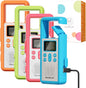 QUOLIX Kids Walkie Talkies 4 Pack Rechargeable with SOS Alarm/NOAA/VOX/Flashlight, Durable 1020mAh Battery Radios for 3-12 Year Old Boys Girls, Outdoor Camping Group Games Birthday Set