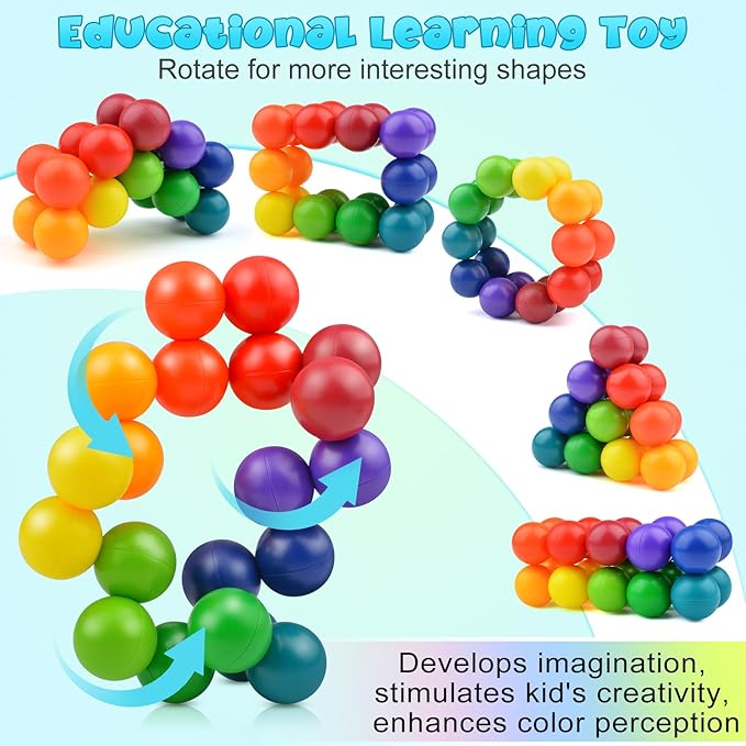 3PCS Autism Sensory Toys for Autistic Children , Sensory Fidget Toys for Adults Kids, Autism Toys for Toddlers 3-4, Travel Toys Gifts for Kids Ages 3 4 5 6 7+ ,Toddler Toys for Boys(A)
