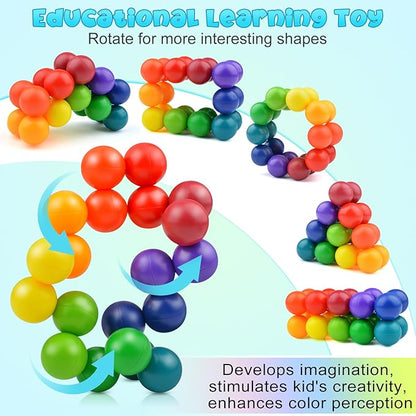 3PCS Autism Sensory Toys for Autistic Children , Sensory Fidget Toys for Adults Kids, Autism Toys for Toddlers 3-4, Travel Toys Gifts for Kids Ages 3 4 5 6 7+ ,Toddler Toys for Boys(A)