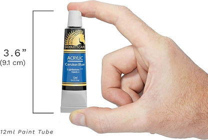 MyArtscape Acrylic Paint Set - 12 x 12ml Tubes - Lightfast - Heavy Body