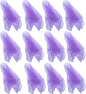 Hoerev Pack of 12 Approx. 24" x 24" Juggling Dancing Scarves Floaty Scarves,Single Colors, 12pcs Purple