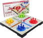KIDAMI Ludo Magnetic Board Game Set, Folding and Light-Weight for Carrying, Gift for All Age (9.5 X 9.5 inches)
