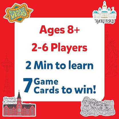 Skillmatics Guess in 10 States of America, Educational Travel Toys for Boys, Girls, and Kids Who Love Card Games, Board Games, Geography and History, Gifts for Ages 8, 9, 10 and Up