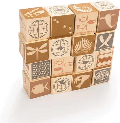 Uncle Goose Fossil Blocks - Made in The USA