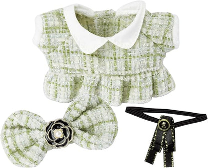 17cm Doll Clothes Set & Outfit - Cuddly Fashion Dresses with Accessories, Luxury Chic Doll Clothing & Plush Pullover Hoodie Doll Clothing DIY ,Just Clothes