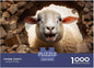 Sheep Adults Fun Thickened Wooden Jigsaw Puzzles 1000 Piece 3D Animal Stress Relief Toy Decoration Education Game Toy Intellectual Game Relaxation and Intelligence 1000pcs (75x50cm)