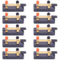 Swpeet 10Pcs Single Pole Single Throw Switch Kit, Perfect for Physics Laboratory, School Electronic Experimenting, Great for Demos Teaching Basic Principles of Electricity & How a Simple Circuit Works