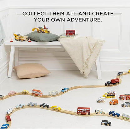 Le Toy Van Wooden Construction Vehicles Set