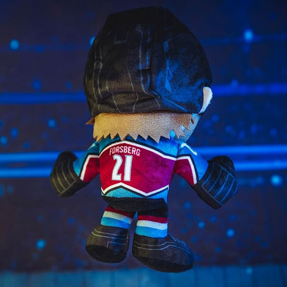 Bleacher Creatures Colorado Avalanche Peter Forsberg 8" NHL Kuricha Sitting Plush - Soft Chibi Inspired NHL Superstar